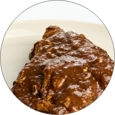 Costilla en mole
